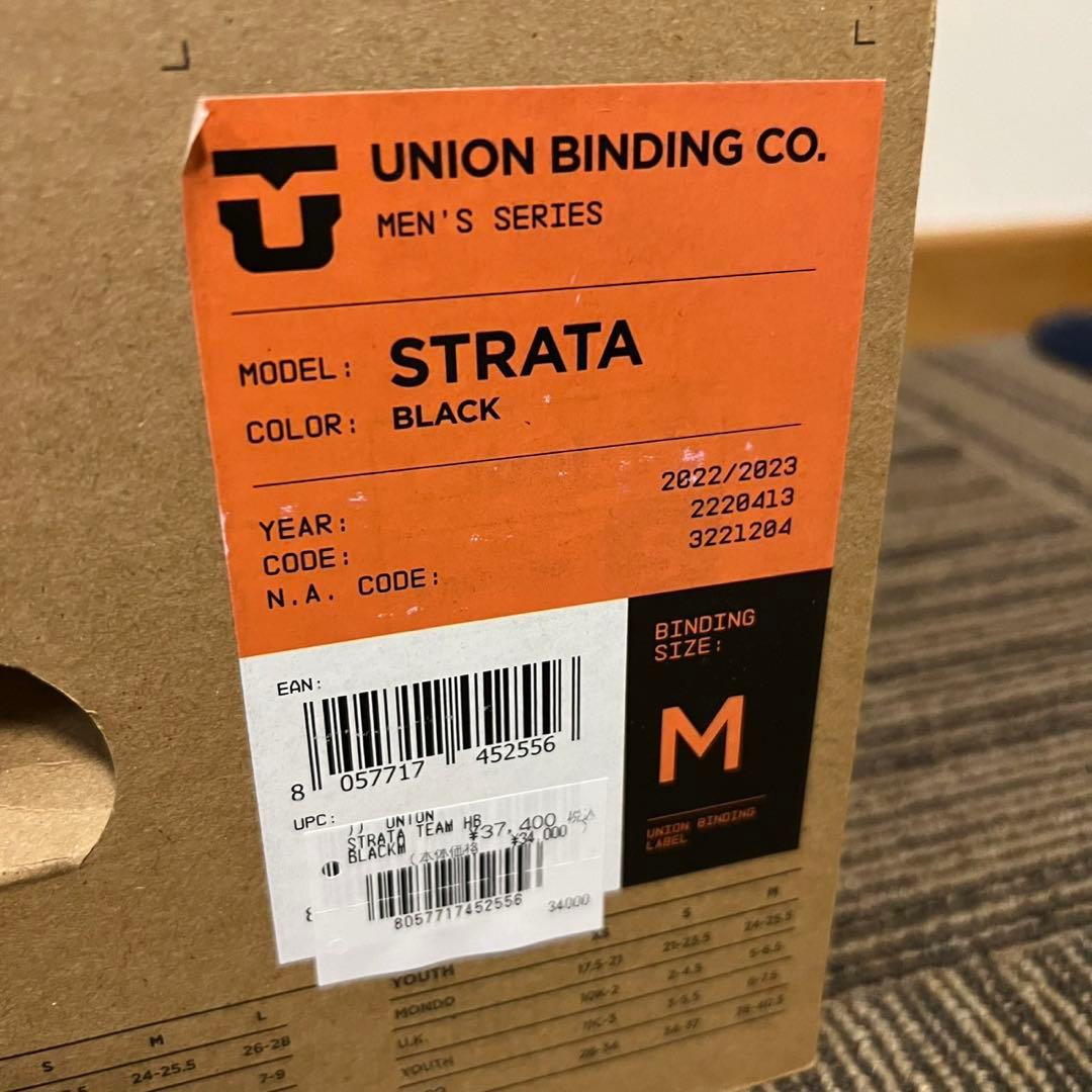 UNION BINDING STRATA ビンディング ブラック