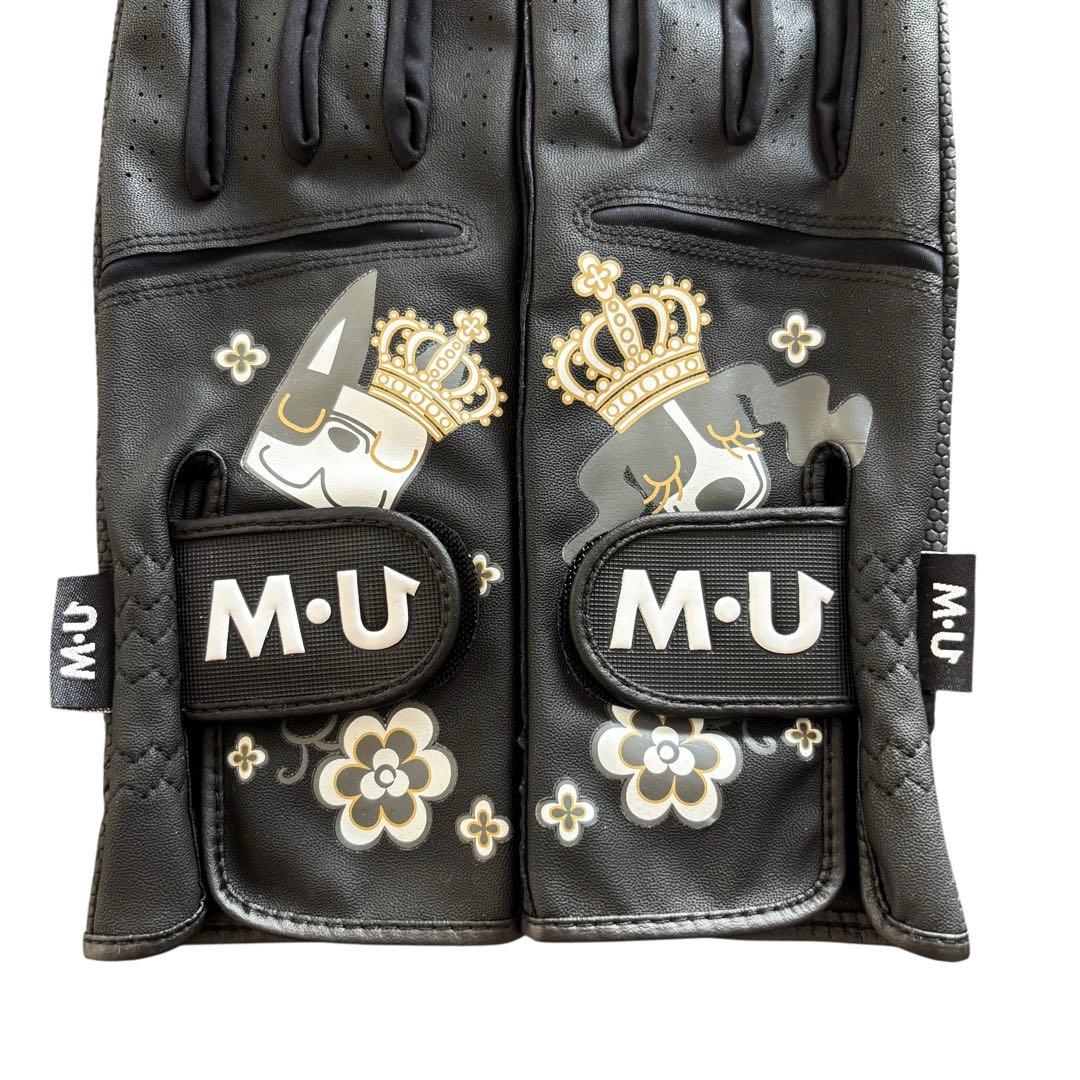 【未使用】MU SPORTS MUスポーツ ゴルフ ゴルフグローブ 両手用