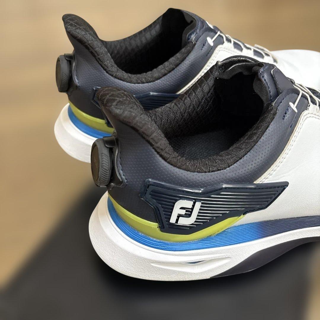 FOOTJOY プロSLX BOAゴルフシューズ (ホワイト/ネイビー)
