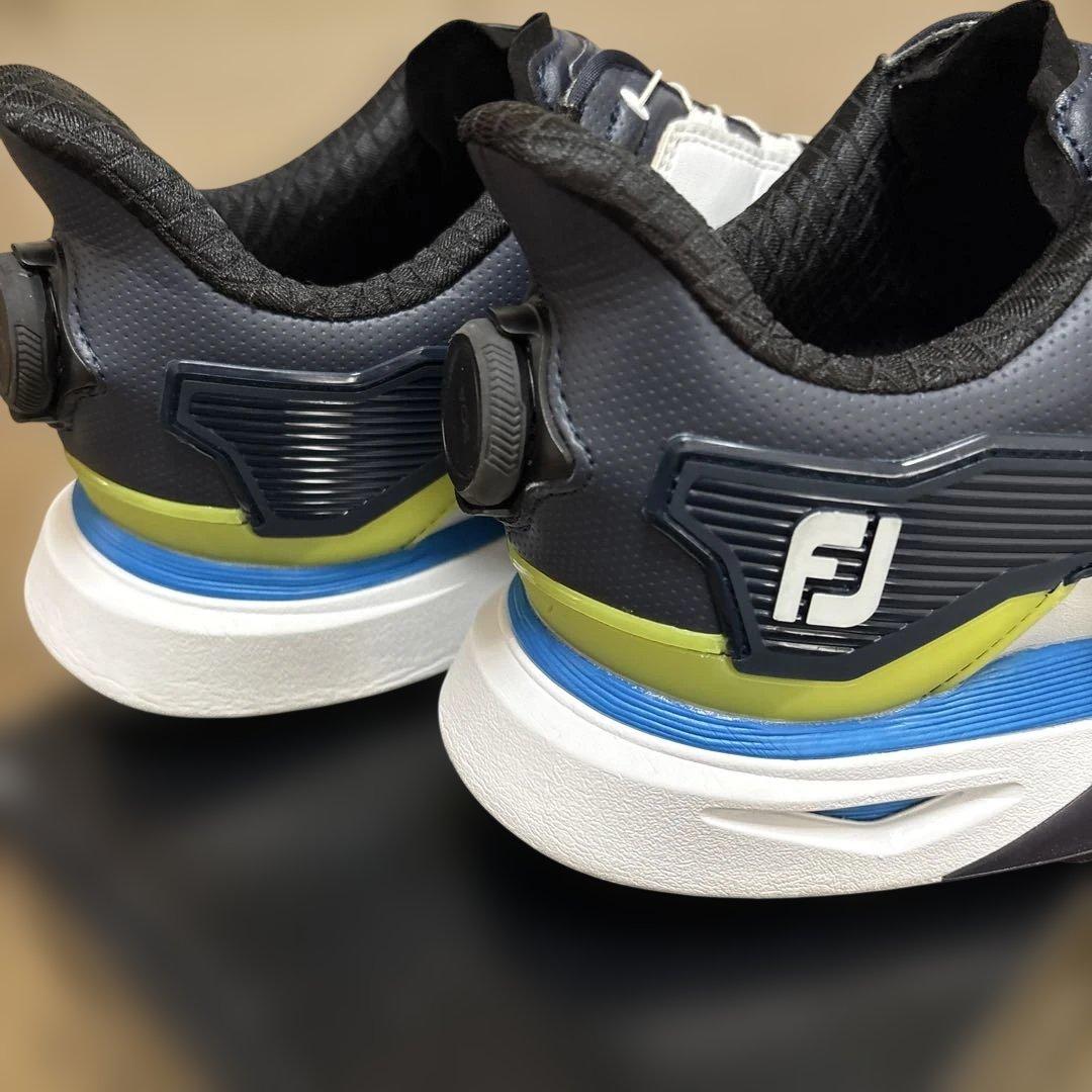FOOTJOY プロSLX BOAゴルフシューズ (ホワイト/ネイビー)