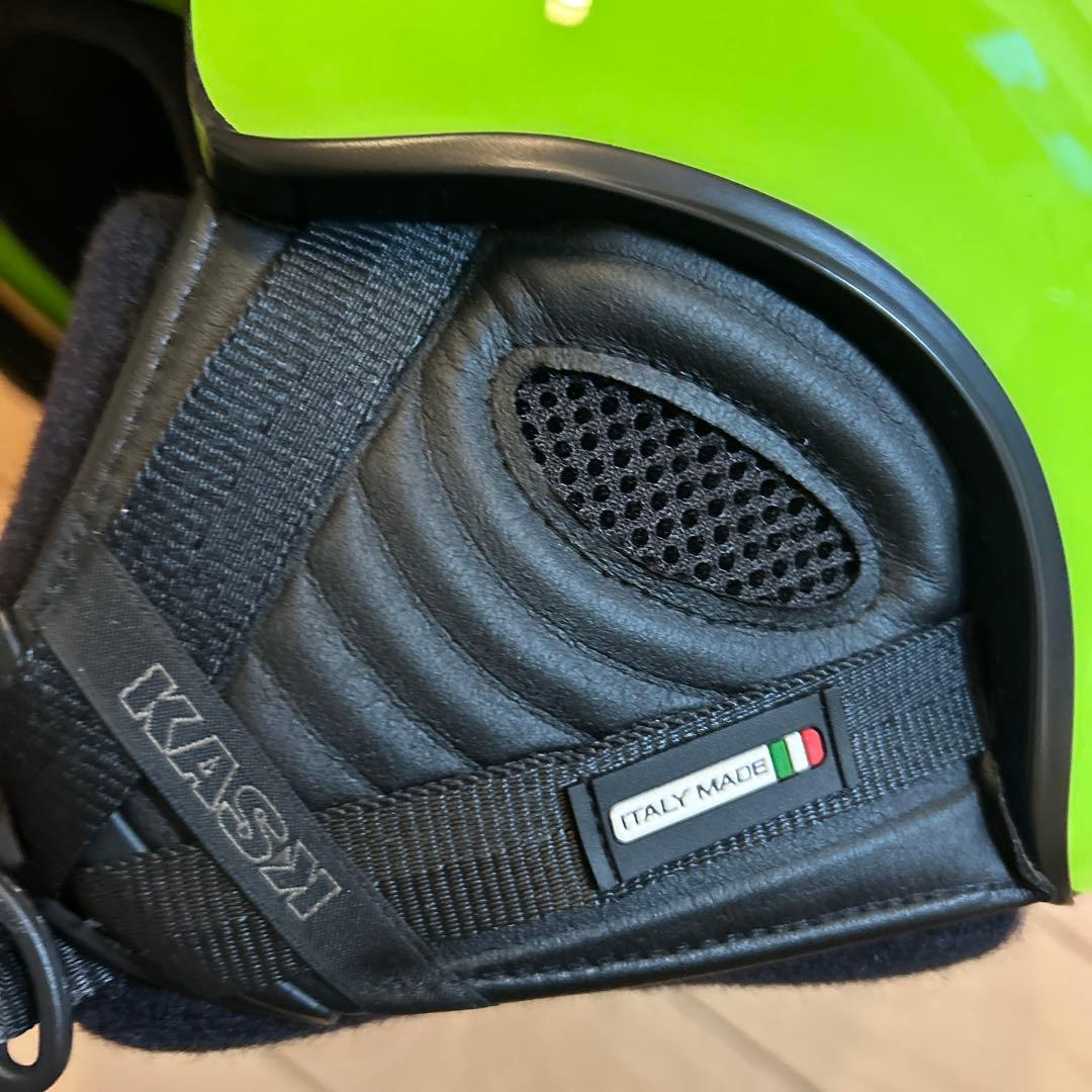 バイザー付き KASK製スキー用ヘルメット サイズ59-60cm