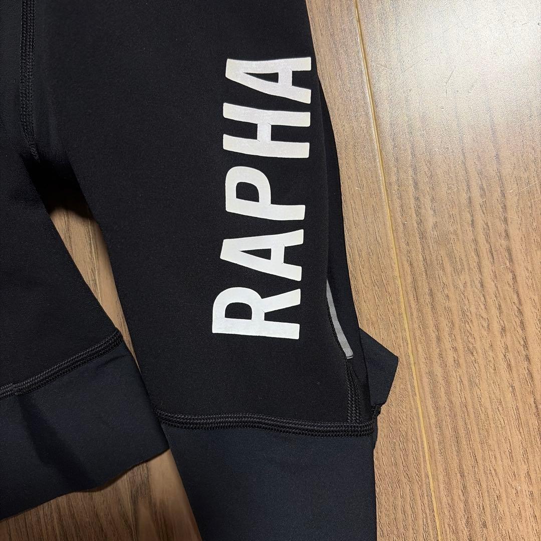 ラファrapha プロチーム　ウインタービブショーツ　裏起毛　擦れあり