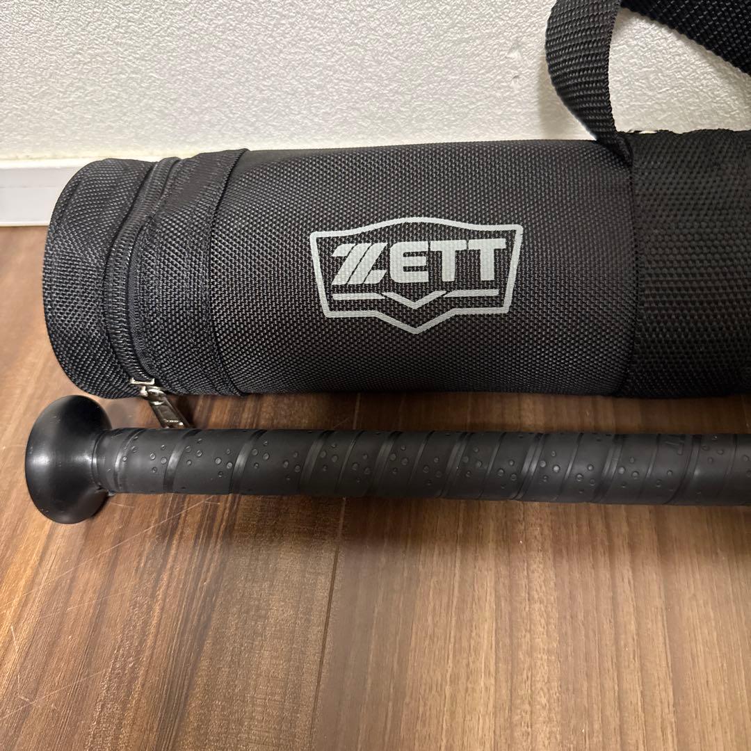 極美品 ZETT MONSTERB.C. モンスターブラックキャノン 軟式バット