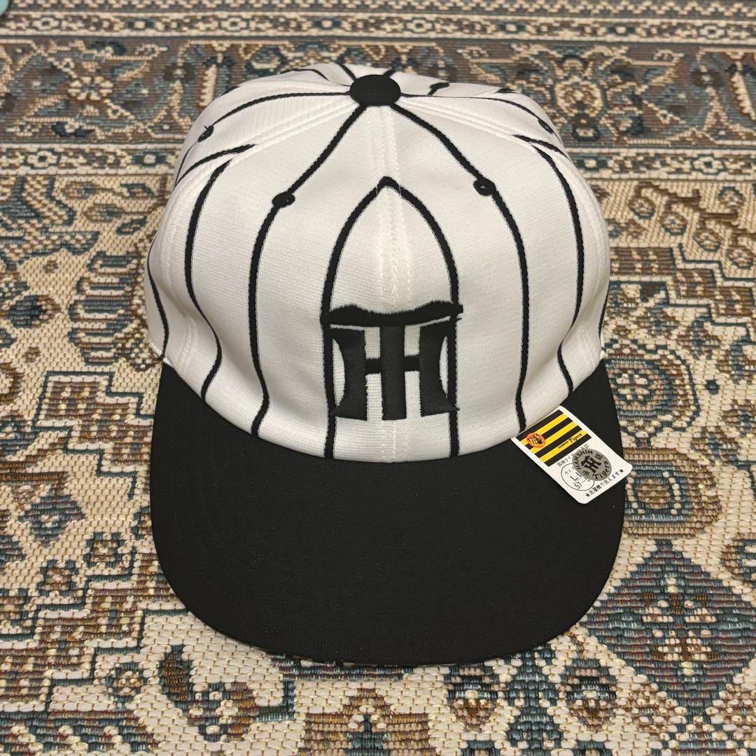 【美品】阪神タイガース キャップ 帽子 縦縞 80s 90s
