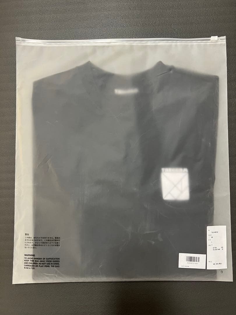 TANGRAM ブラック ロングスリーブ Tシャツ　ブラック