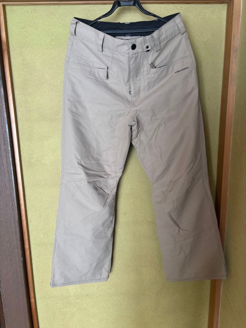 VOLCOM バーガンディ スノーボードウェア上下