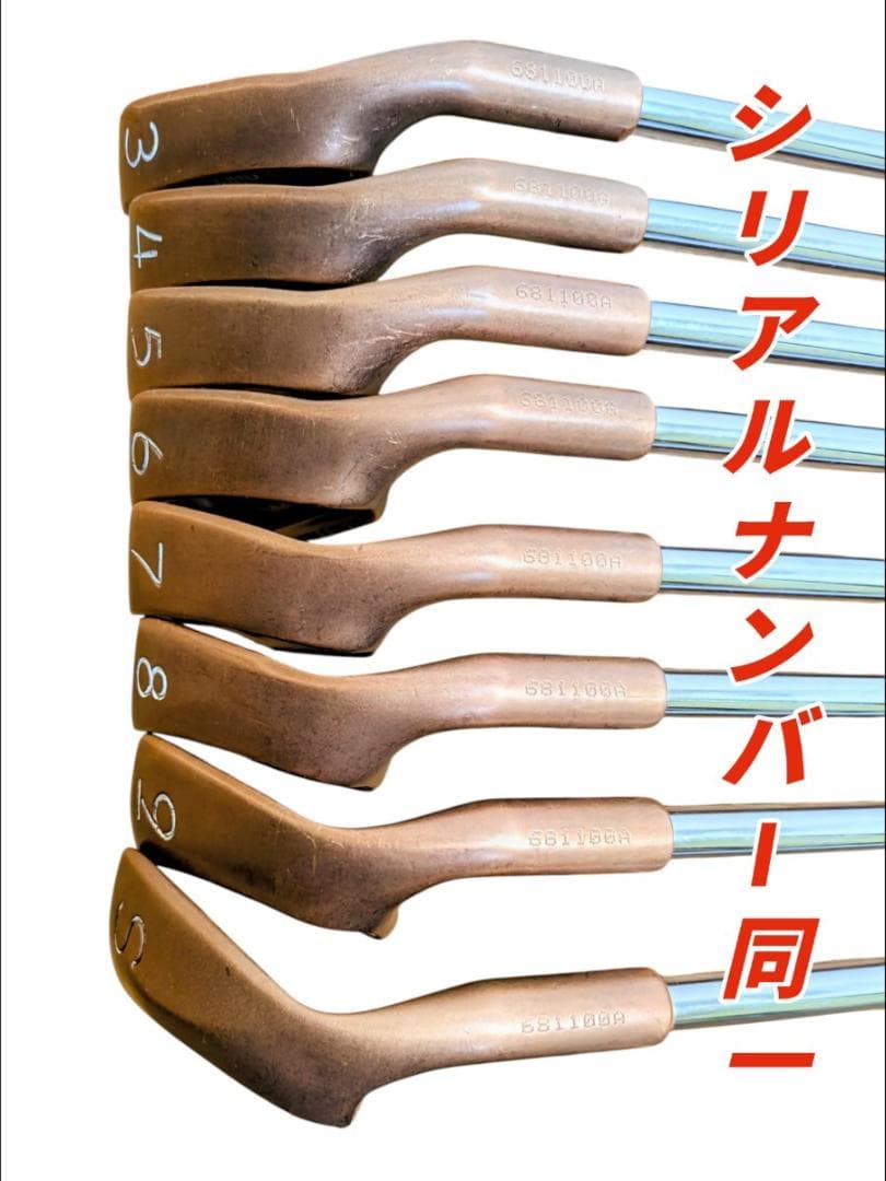 ヴィンテージアイアン ピン BeCu ベリリウムカッパー PING EYE2