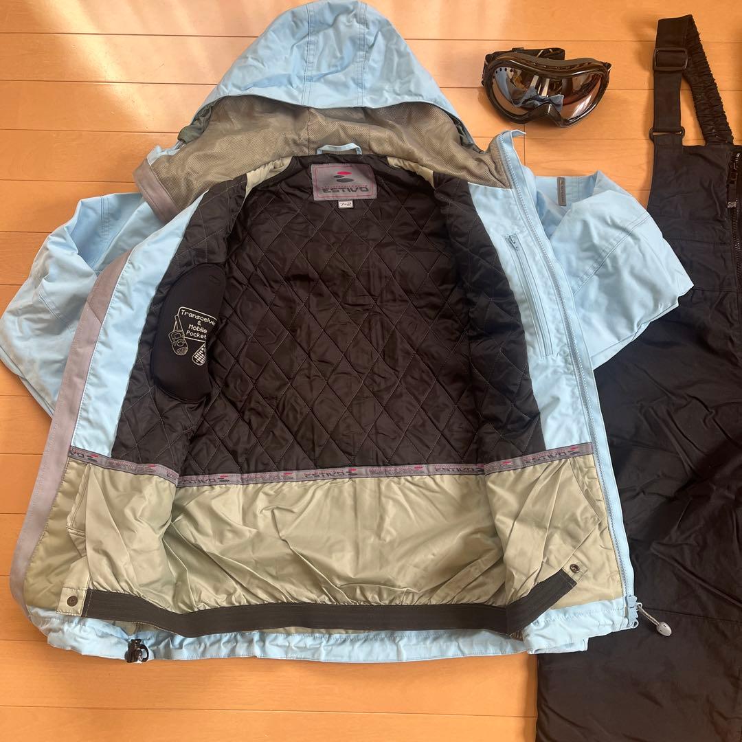 【最終価格】スノーボード ウェア　ESTIVA Columbia ゴーグルセット
