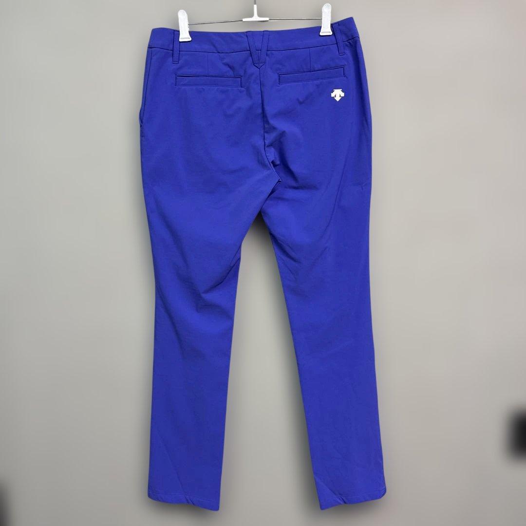 デサントゴルフ パンツ ブルー　ストレッチ O ゴルフウェア DESCENTE