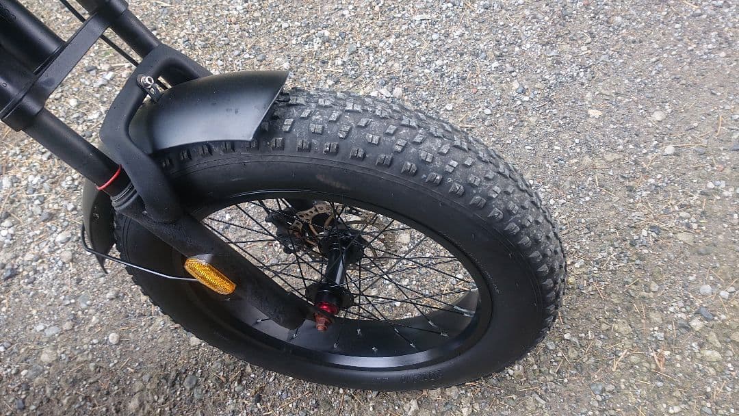 ファットバイク電動アシスト ブラック 現物の確認ok