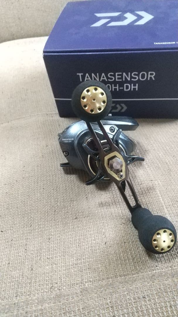 Daiwa TANASENSOR 150H-DH 両軸リール 箱付き