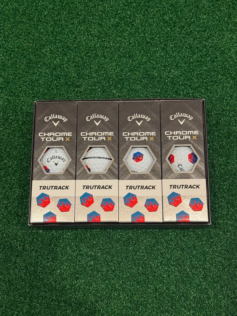 Callaway クロムツアーＸ　トゥルートラック 白 ゴルフボール