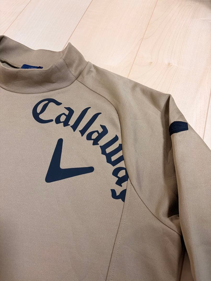 Callaway(キャロウェイ) メンズ モックネックスウェット LLベージュ