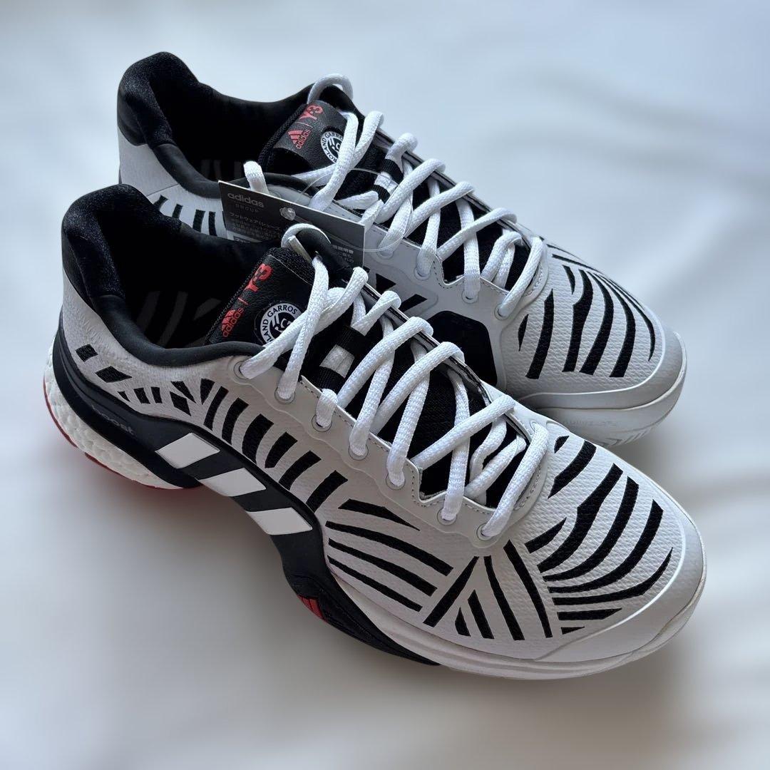 【未使用品】adidas boost テニスシューズ ホワイト/ブラック