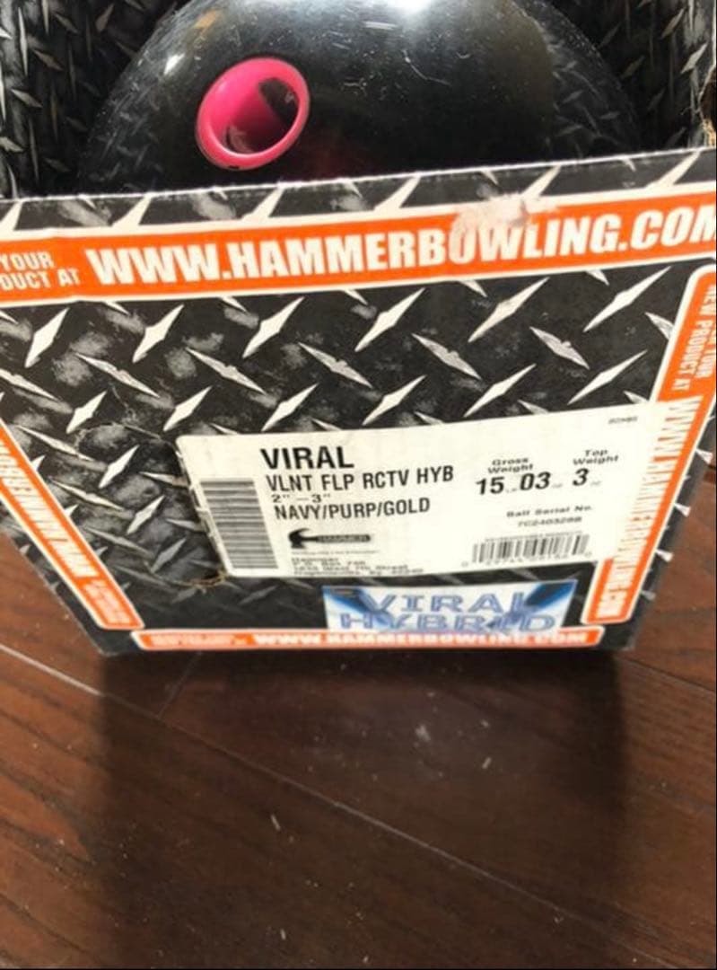 HAMMER BLACK WIDOW SPARE ボウリングボール　スペアボール