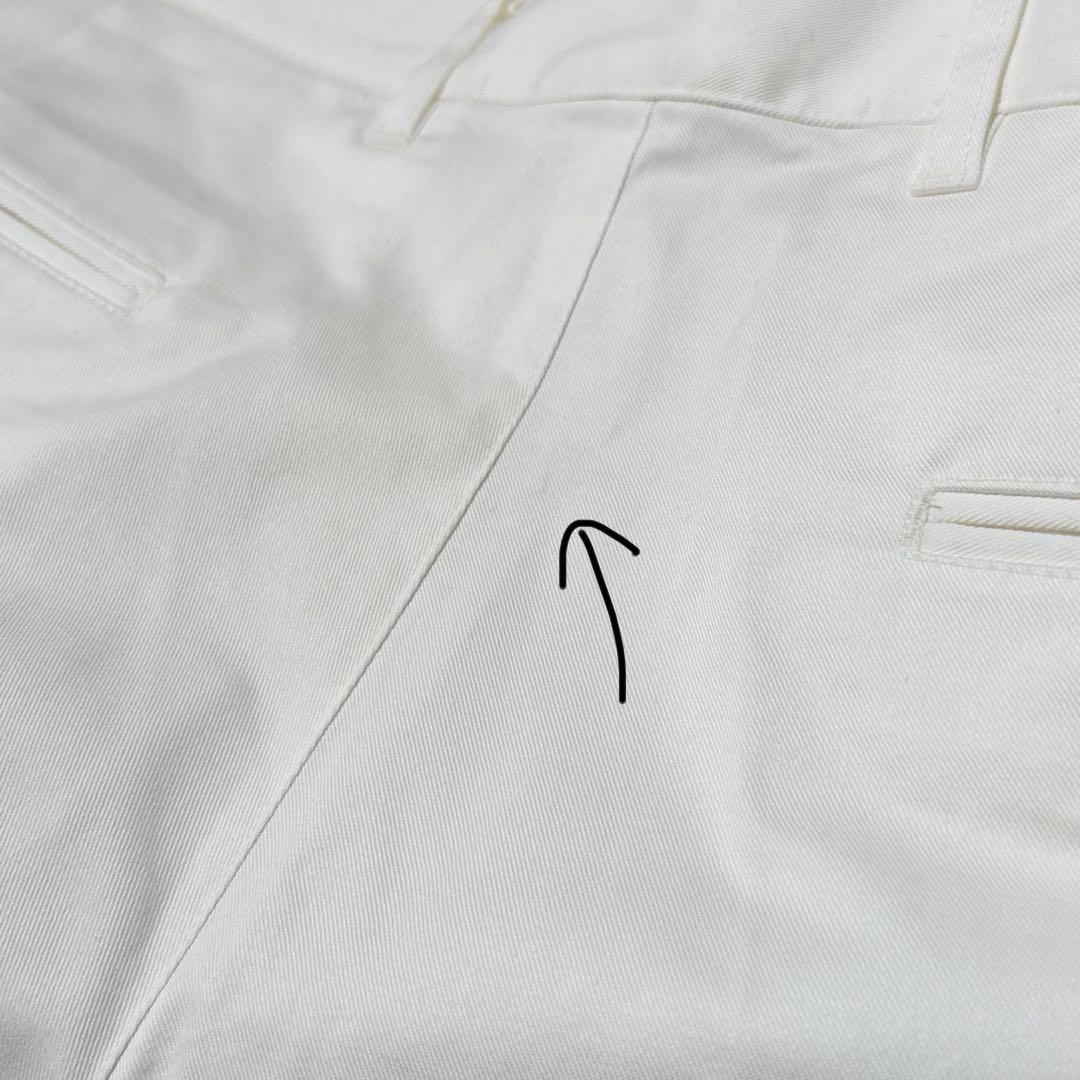 定価2.8万 muta ストレッチテーパードパンツCLEANSE 白 2XL