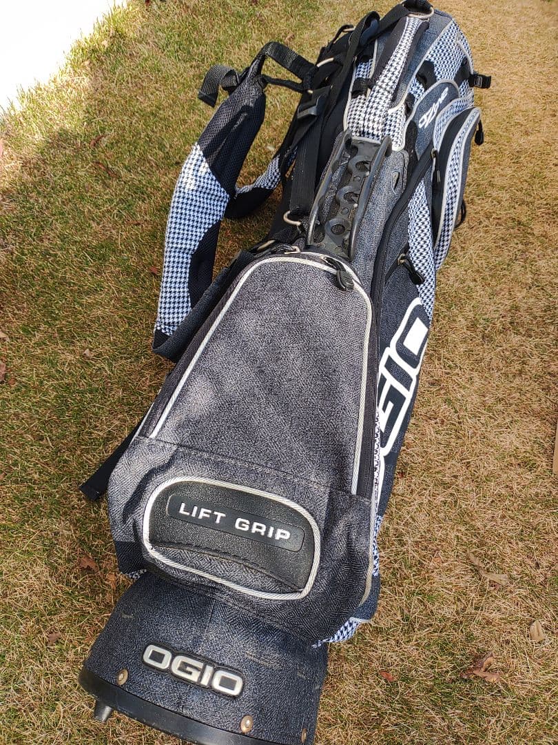 OGIO 8分割スタンド付きキャディバッグ チェック柄