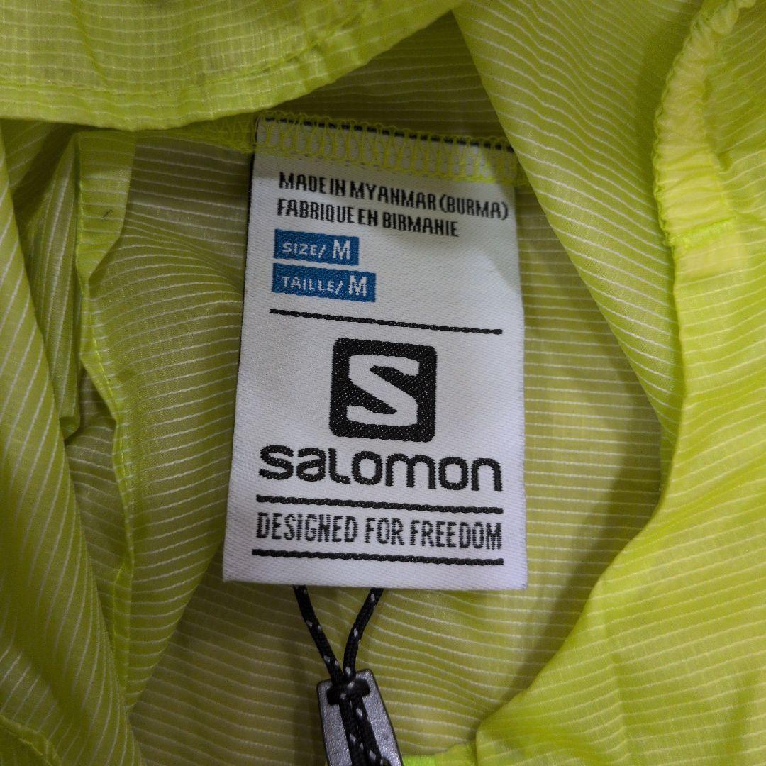 Salomon 蛍光イエロー ウィンドブレーカー