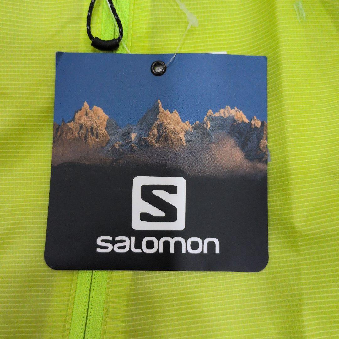 Salomon 蛍光イエロー ウィンドブレーカー