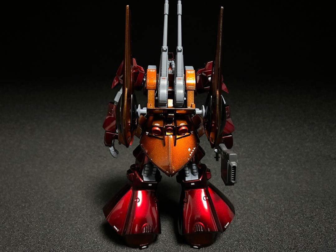 MGリックディアスクワトロ機　キャンディーグラデーション塗装完成品