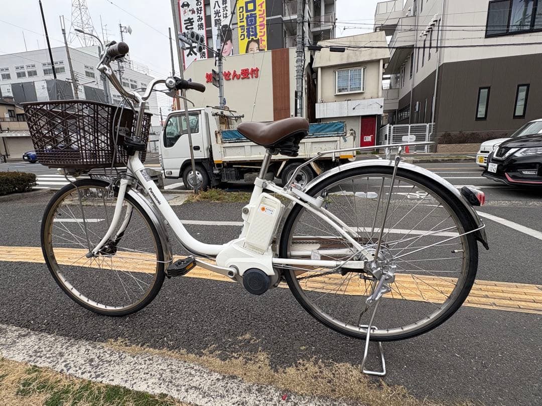 中古Panasonic電動アシスト自転車　16Ah 大阪　090