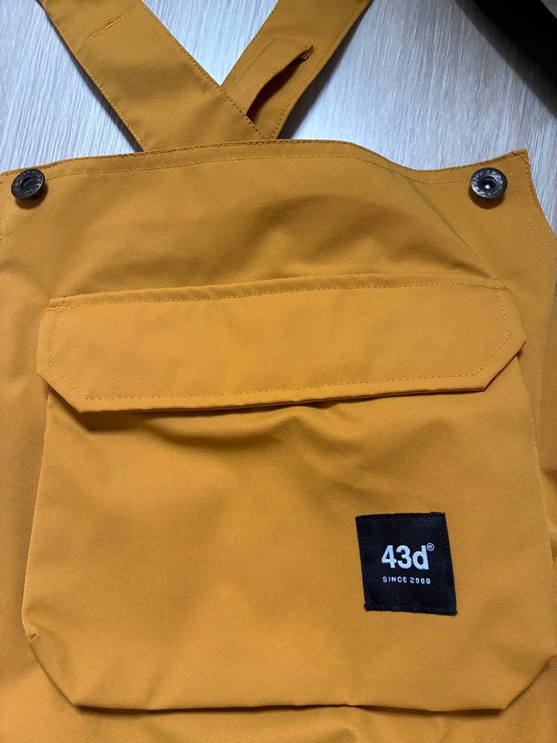 43d スノーボードウェア　オーバーオール