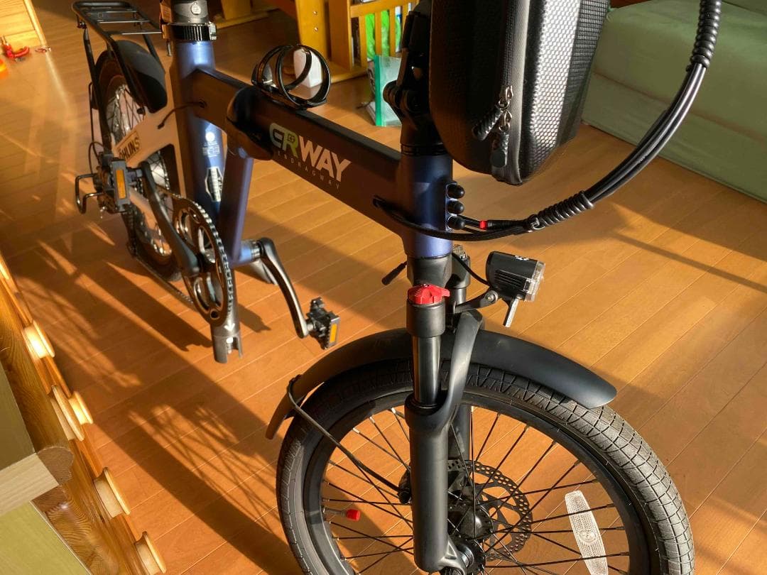 電動アシスト自転車 ERWAY a02 A02 極上車 美品 書類付き　装備多数