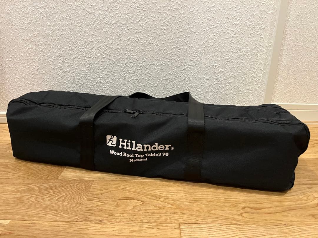 Hilander(ハイランダー) ウッドロールトップテーブル90　ナチュラル