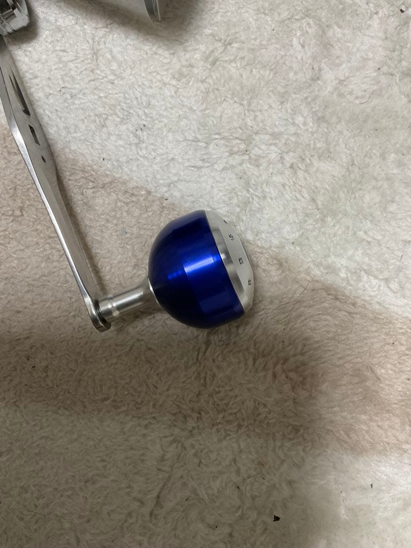 シマノ　パワーバランスハンドル　65mm AL BLUE