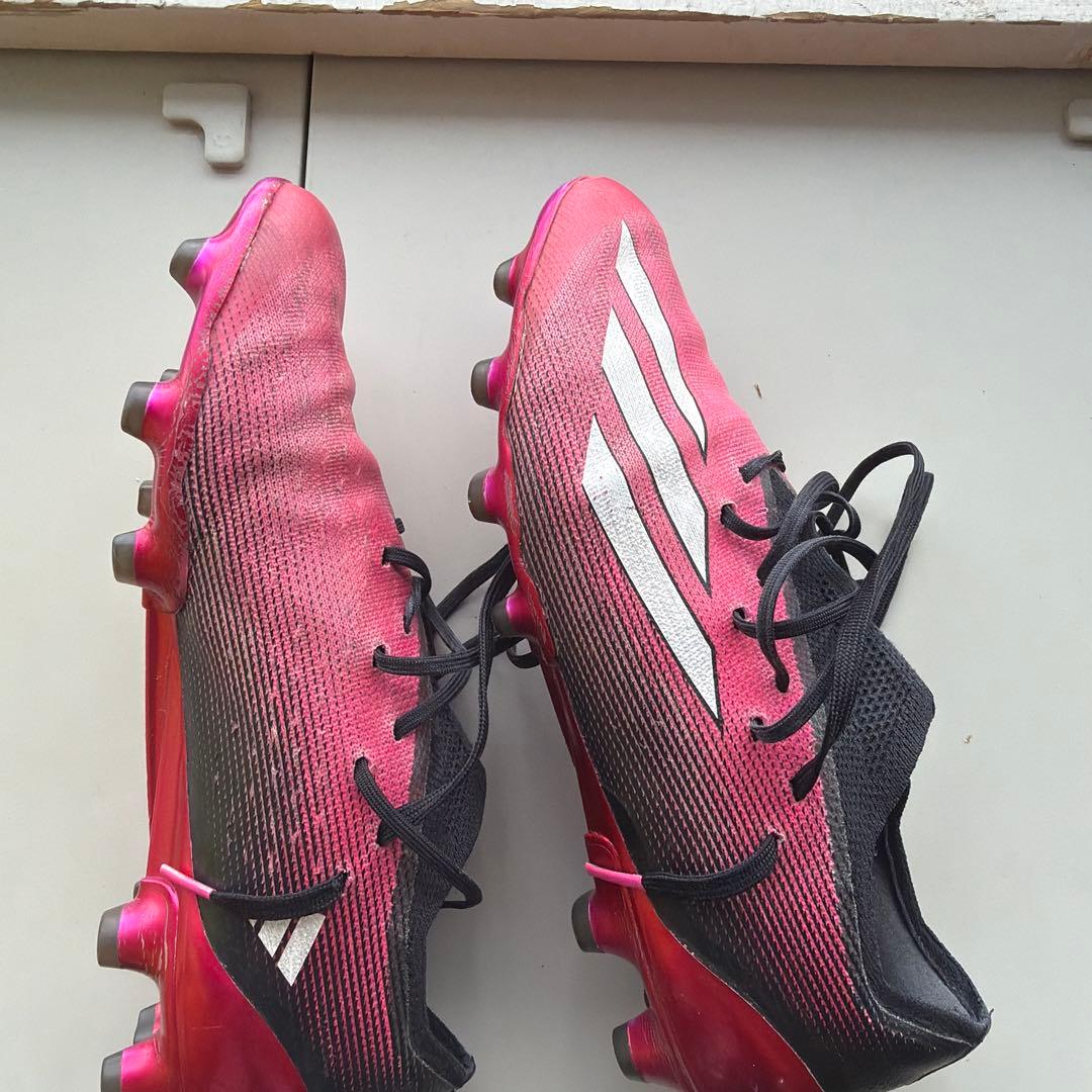adidas X 26サッカーシューズ ピンク/ブラック
