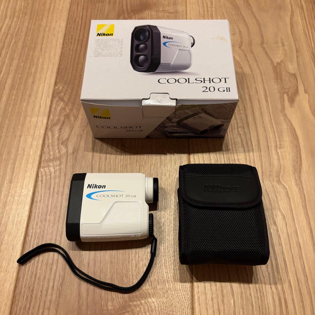 Nikon COOLSHOT 20 GII ゴルフ用レーザー距離計 白 箱付