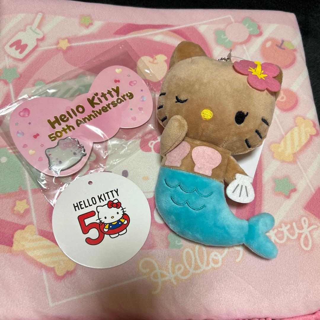 アベイル 日焼けキティ マーメイド うきわキティ＆50周年 マスコットチャーム