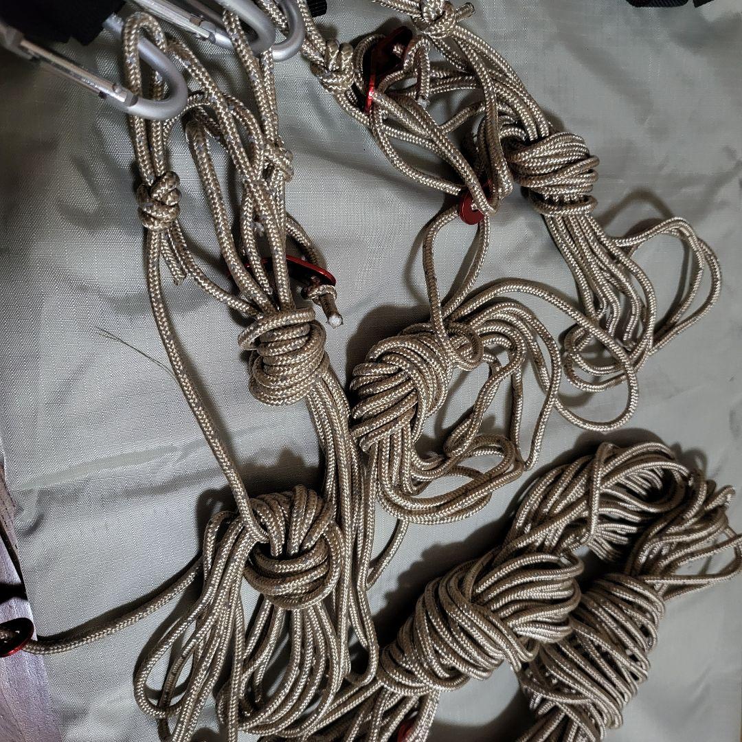SOOMLOOM レクタタープ( 3.85m x 4.0m) 木目調ポールセット