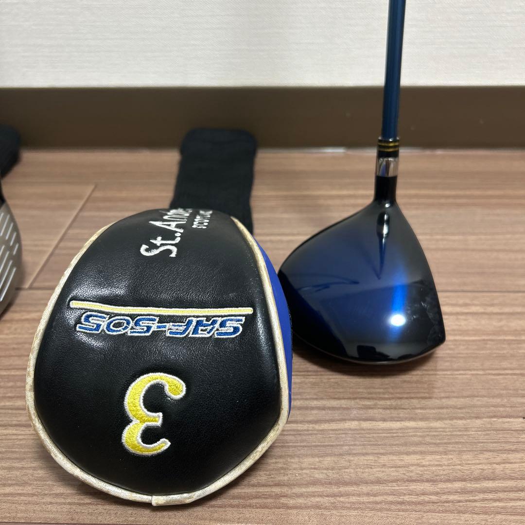 【希少】セントアンドリュース ゴルフクラブ 3本セット（3W・5W・5I）