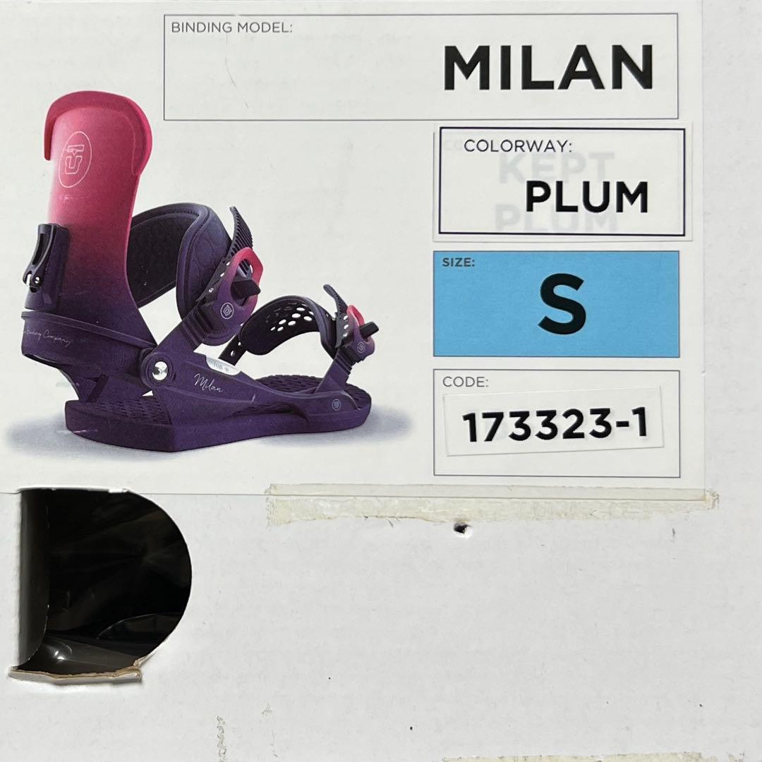 ユニオン　ビンディング　Sサイズ　レディース　UNION MILAN