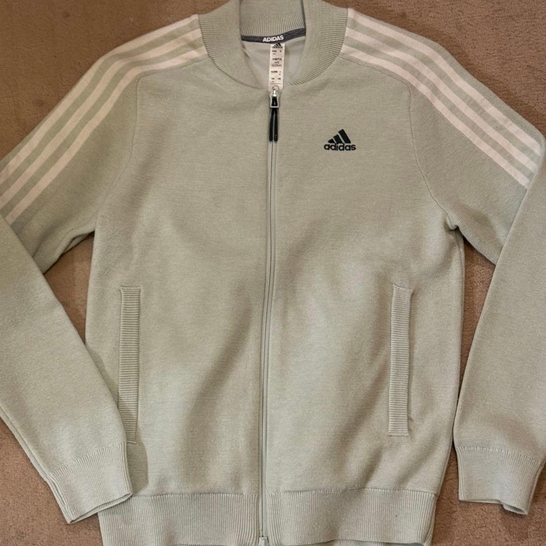 adidas ゴルフ セットアップ 3点 S ペールグリーン 美品