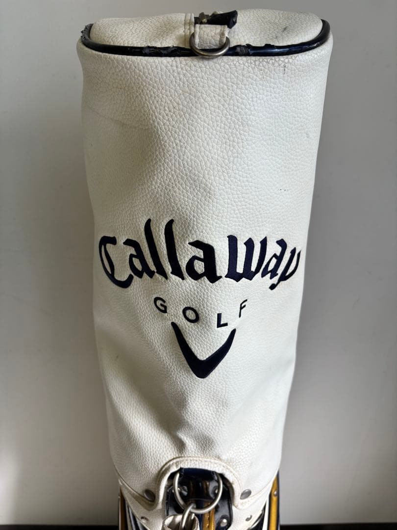 Callaway キャディバッグ ホワイト/ゴールド