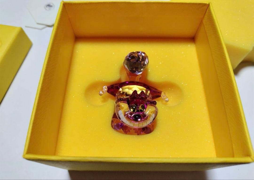 【新品】スワロフスキー　チェシャ猫
