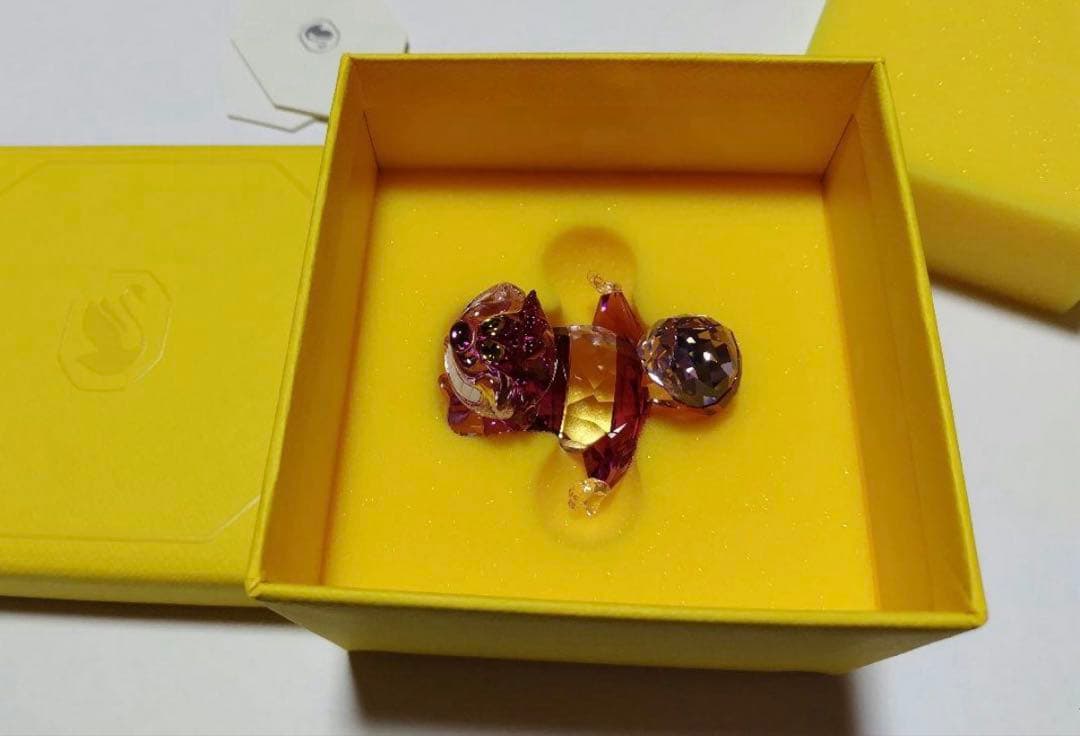 【新品】スワロフスキー　チェシャ猫