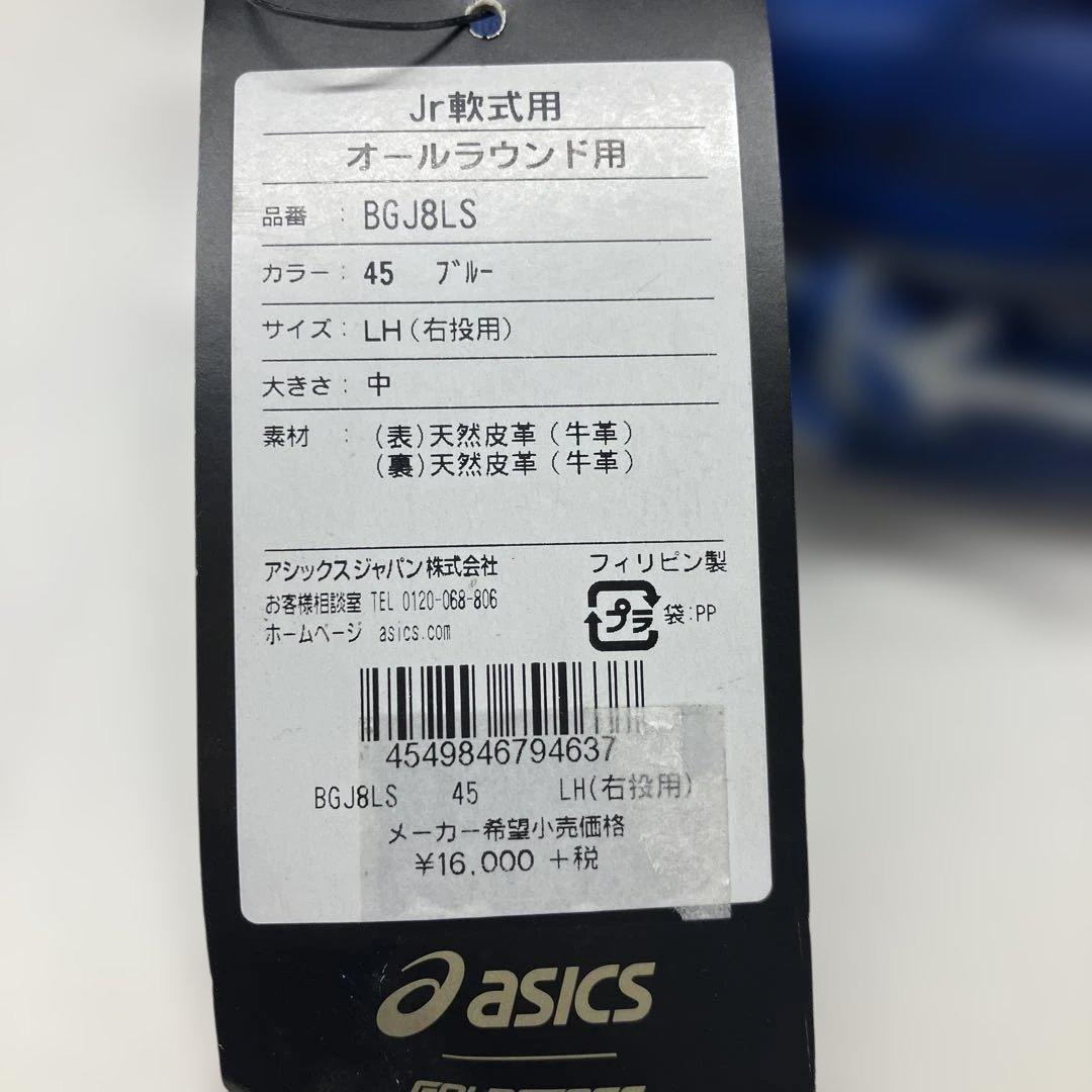 軟式グローブ 青