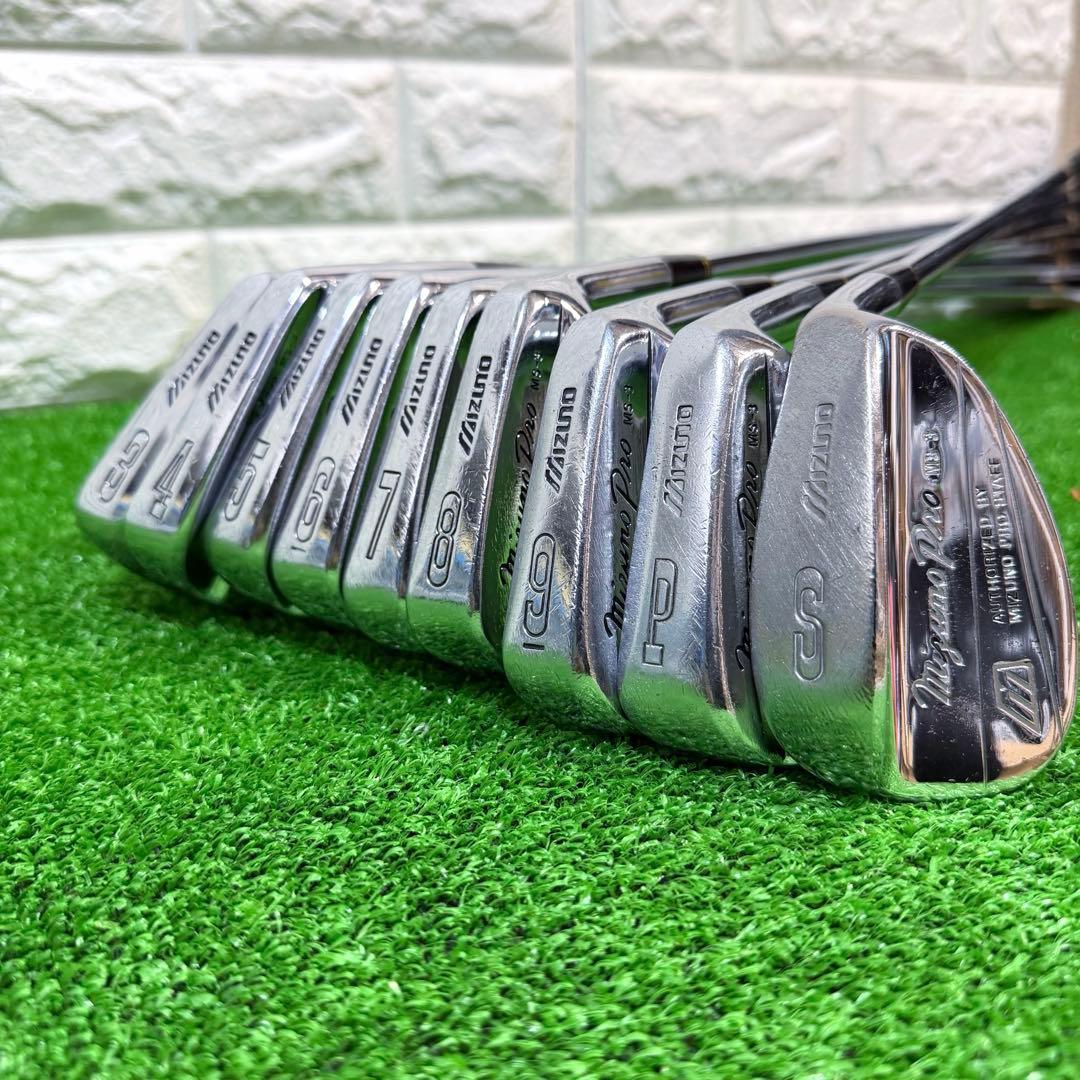 名器　Mizuno Pro MS-3 アイアンセット　打感良好　DG R400