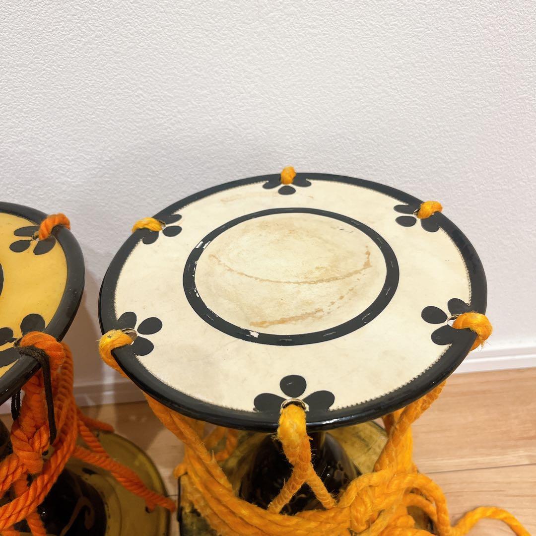 和太鼓 二つセット 小太鼓　つづみ