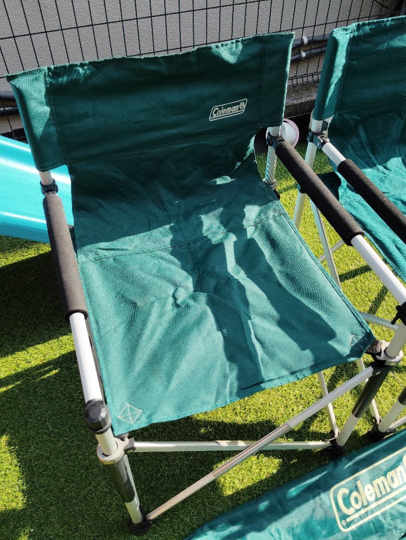 Coleman スリムキャプテンチェア 2脚セット 緑