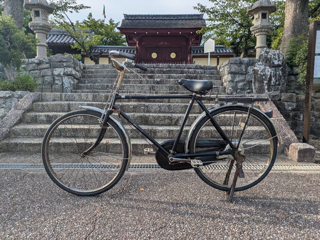 実用車 昭和 レトロ 自転車 ビンテージ ロッドブレーキ