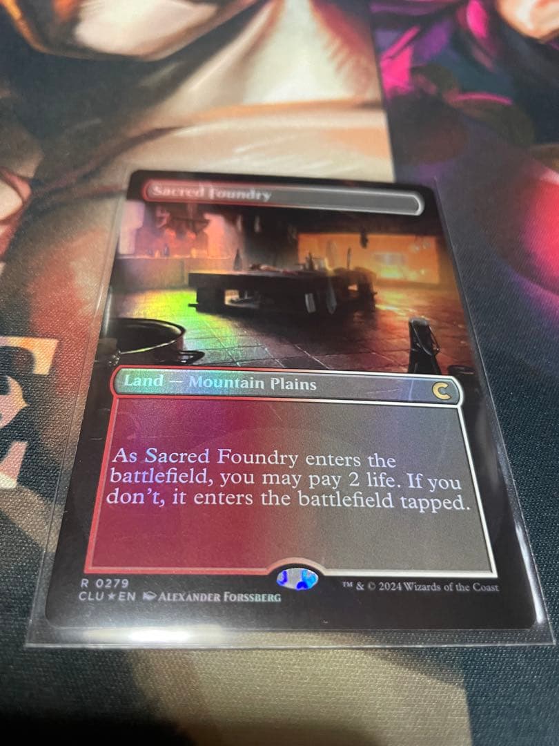 マジックザギャザリング　mtg 聖なる鋳造所　ボーダーレス　foil