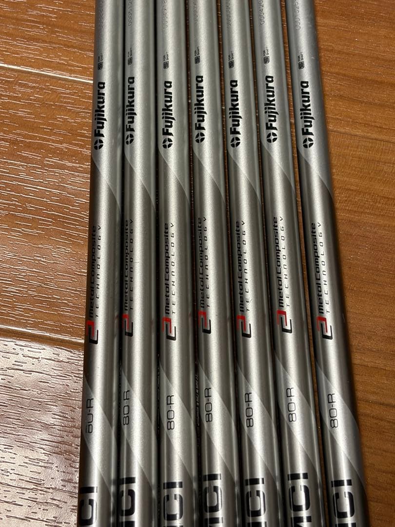 フジクラ MCI 80R シャフト 7本セット