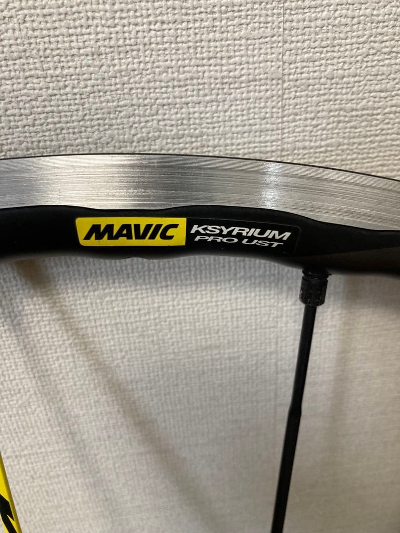 値下げ　送料込み　MAVIC リムホイール　キシリウムpro UST