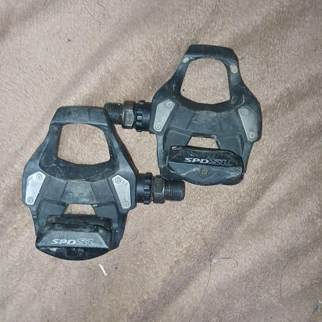 Shimano RC3とSPD-SL ビンディングシューズ、ペダルセットです