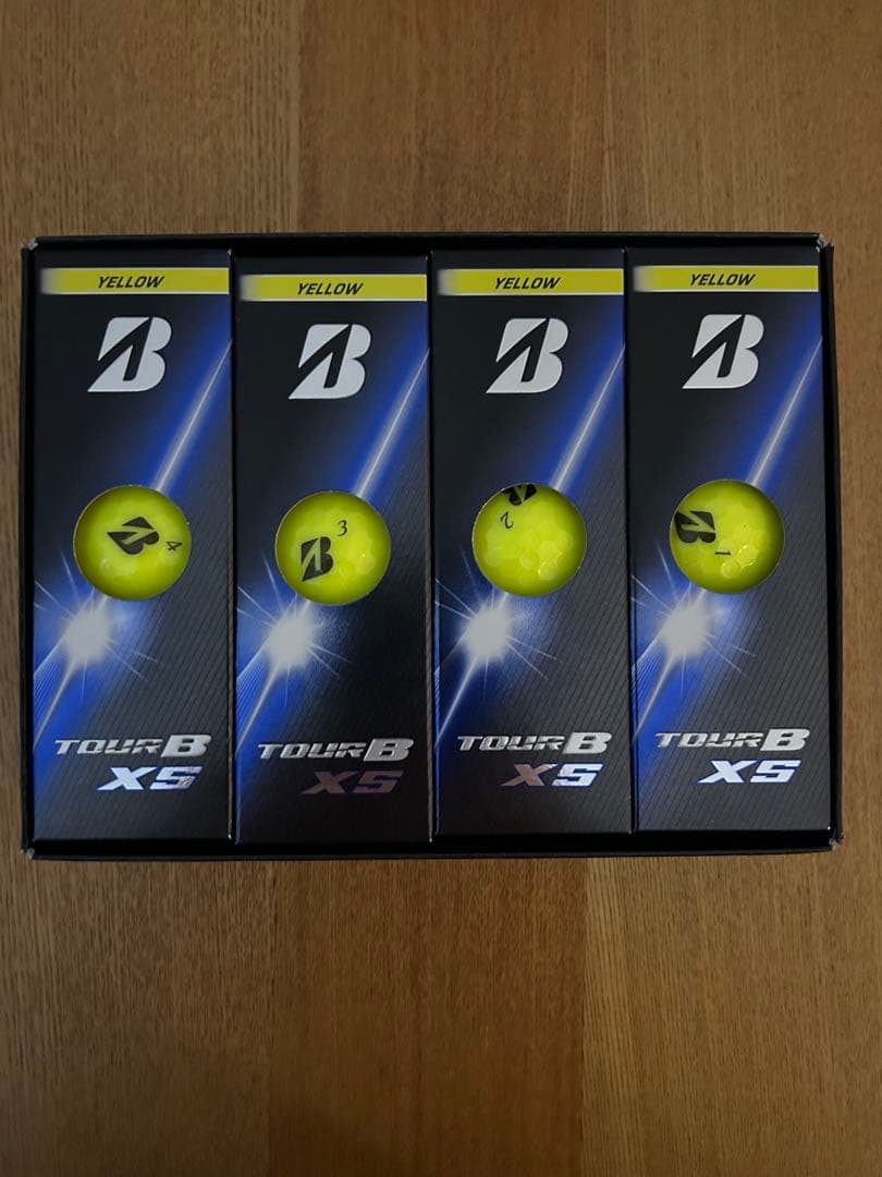 ブリヂストンTOUR BXSゴルフボール26年モデル イエロー3ダース新品未使用