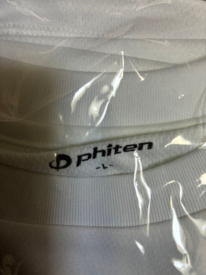 phiten 半袖Tシャツ ペイント　 Lサイズ /ホワイト
